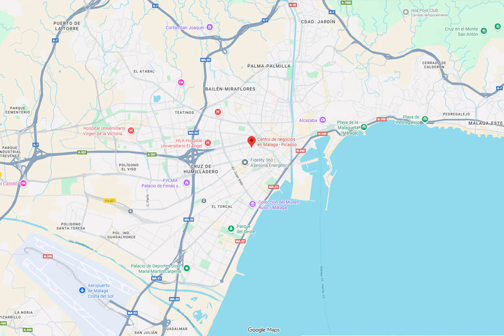 Picasso BC op Google Maps